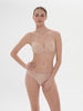 3D plunge bra - Peau rosée