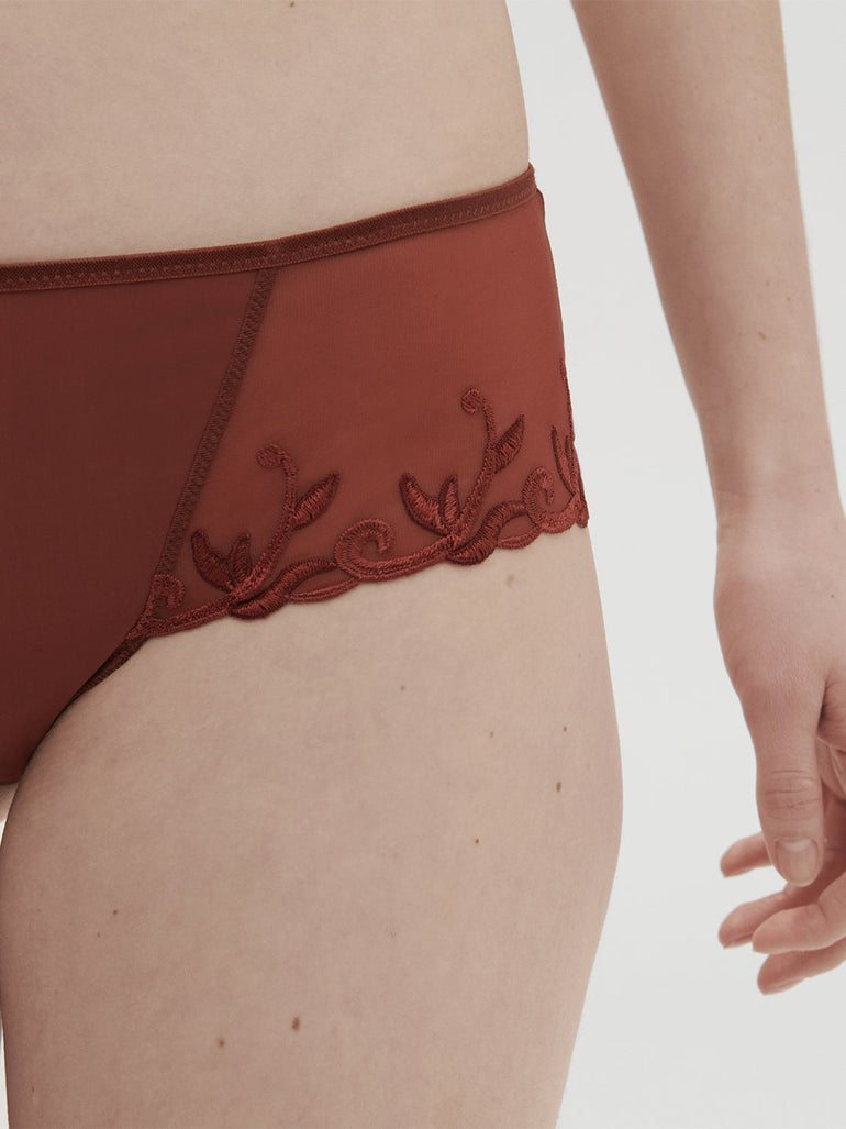 Andora Boyshort - Canyon Brown