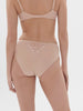 High waist cotton slip - Peau rosée
