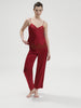 Dream Silk Pant - Tango Red