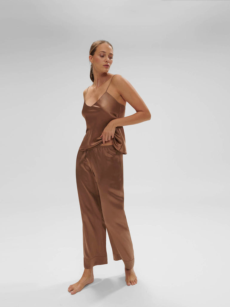 Night pants - Macchiato