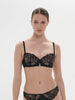 Half cup bra - Black