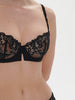Half cup bra - Black