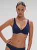 Plunging underwired bra - Midnight