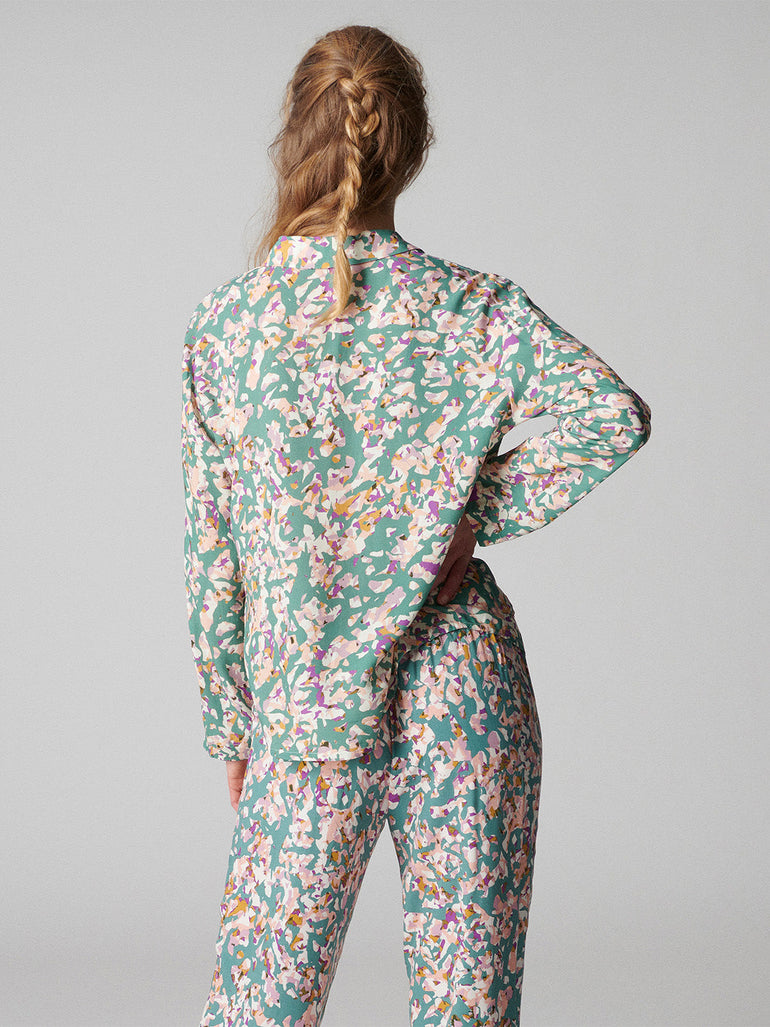 Songe Long Sleeve Top - Reef Print