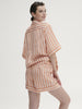 Caprice Short Sleeve Top  - Peach Nights