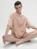 Caprice Short Sleeve Top  - Peach Nights