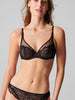 Exotica Full Coverage Plunge - Black