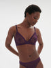 Soft cup triangle bra - Euphoria Purple