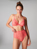 Iris Underwire Plunge - Papaya