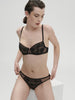 Amazone Sheer Demi - Black