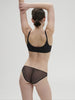 Olympe Triangle Bralette - Black