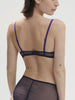 Adele Triangle Bralette - Midnight