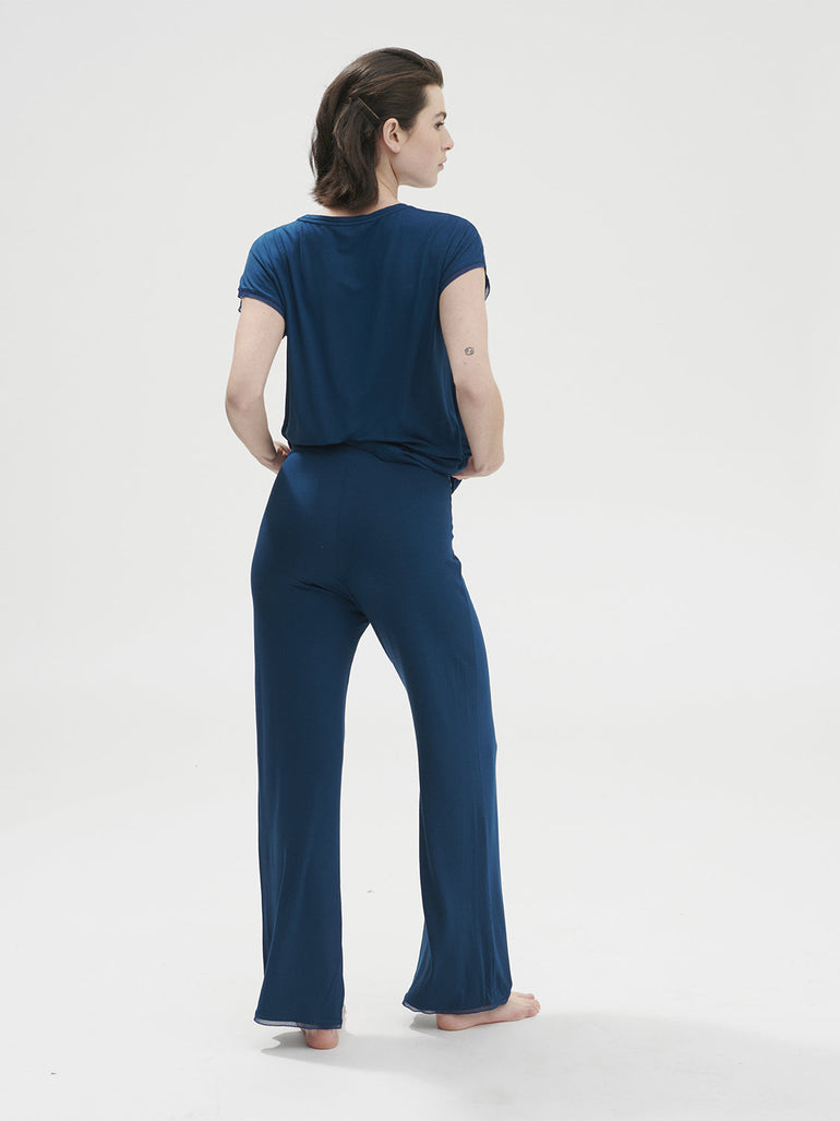 Aurore Pant - Poseidon Blue