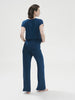 Aurore Pant - Poseidon Blue
