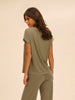 Short Sleeve Top - Clay Green