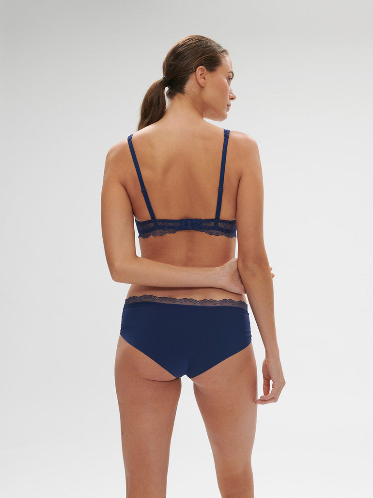 Soft cup triangle bra - Midnight