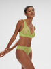 Soft cup triangle bra - Lime