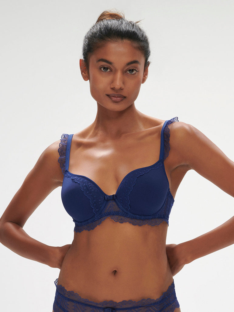 Spacer plunge bra - Midnight