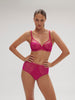 High-waist brief - Hibiscus Pink