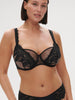 Full cup support bra - Black