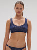 Soft cup triangle bra - Midnight