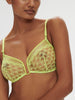Soft cup triangle bra - Lime