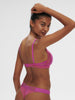 Soft cup triangle bra - Energy Pink