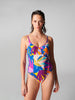 Underwired one-piece swimsuit - Palm Garden