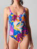 Underwired one-piece swimsuit - Palm Garden