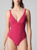 Underwired one-piece swimsuit - Raspberry