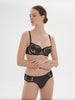 Half cup bra - Black