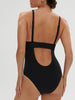 Underwired one-piece swimsuit - Black