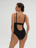 Underwired one-piece swimsuit - Black