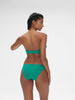 Underwired bandeau bikini top - Waterfall Green