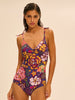 Wireless Molded One-Piece - Bloom Print