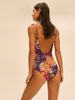 Wireless Molded One-Piece - Bloom Print