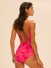 Wireless Molded One-Piece - Bright Rose Print