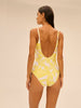 Wireless Molded One-Piece - Plumeria Print
