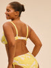 Underwired bikini top - Plumeria Print