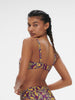 Underwired brassière - Agadir Purple Print