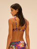 Underwired bikini triangle - Bloom Print