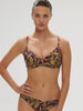 Underwired bikini triangle - Agadir Purple Print