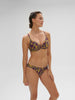 Underwired bikini triangle - Agadir Purple Print