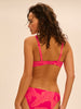 Underwired bikini triangle - Bright Rose Print