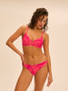 Bikini brief - Bright Rose Print