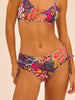 High-waist bikini brief - Bloom Print