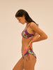 High-waist bikini brief - Bloom Print