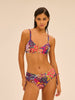 High-waist bikini brief - Bloom Print