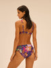 High-waist bikini brief - Bloom Print